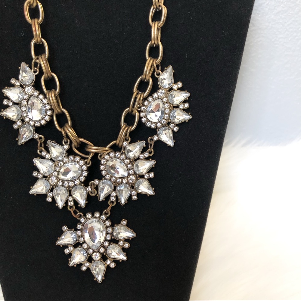 Rustic Floral Chain Necklace